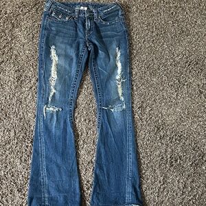 True Religion Blue Flare Jeans